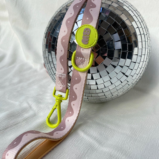 LEASH WAVY YIN YANG - BEIGE/LIME